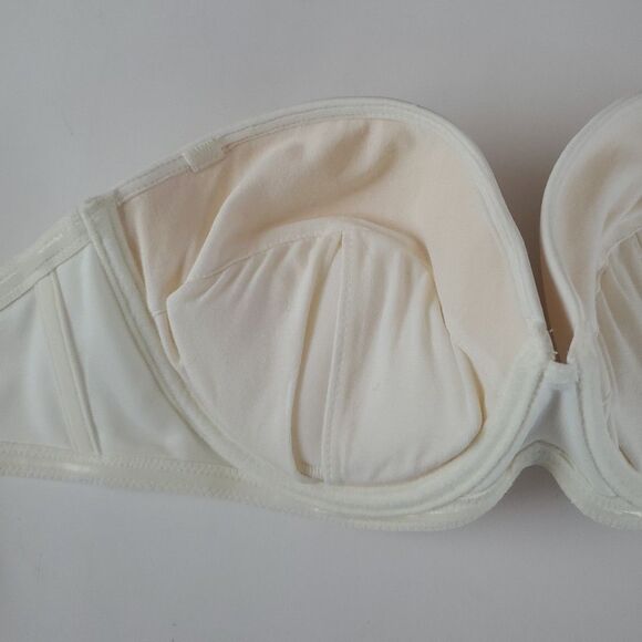 Victoria's Secret White Body By Victoria Strapless Multi Way Bra Womens 34C VTG - Picture 4 of 9